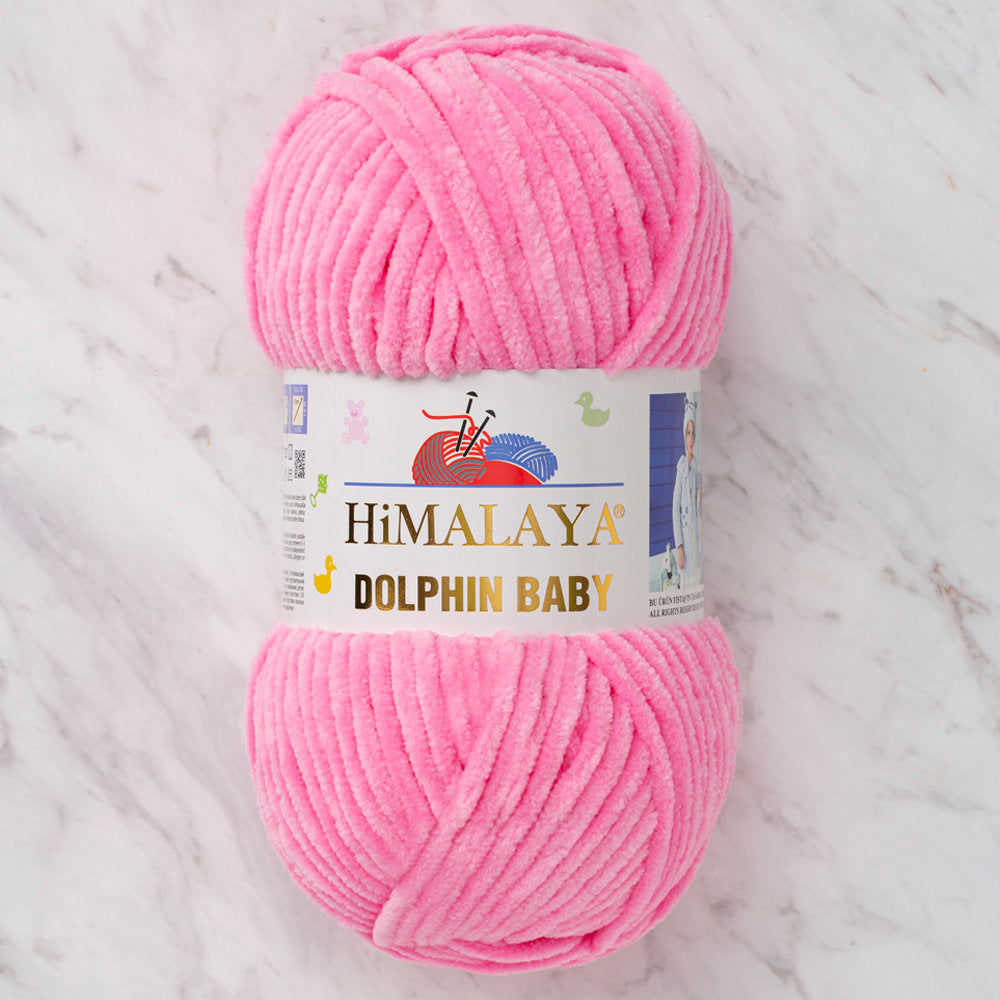 Himalaya Dolphin Baby Pembe Kadife Bebek Yünü - 80309